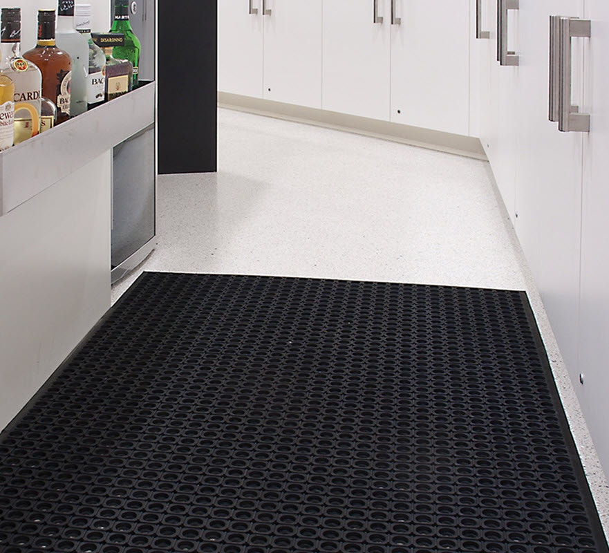 Kushion Safe Light from Mats Inc. is a multi-purpose, anti-fatigue mat with superior drainage preventing slips and falls. 