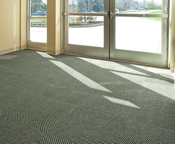 Diagonal Tile and other matting solutions for vestibules at Mats Inc.